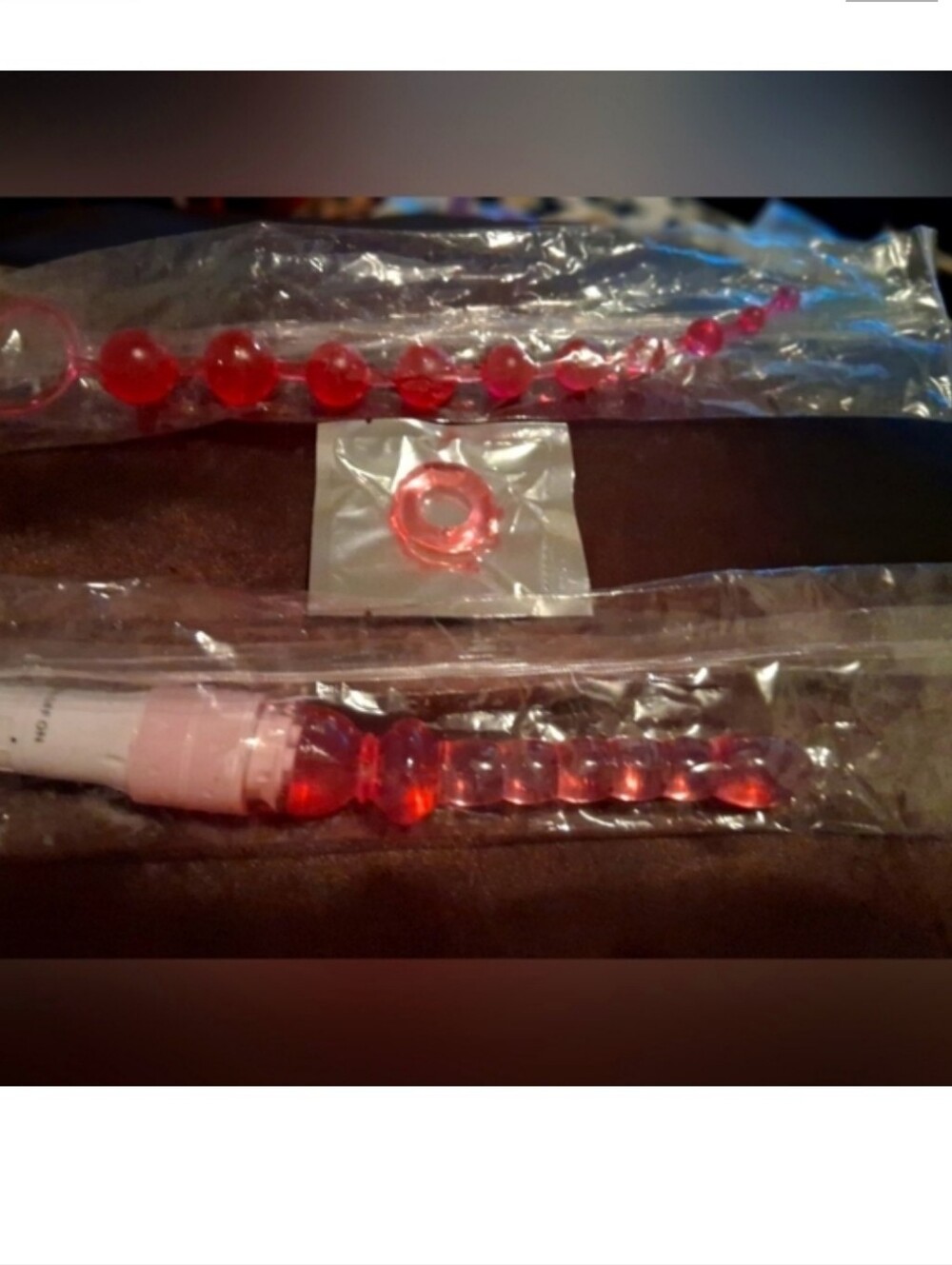 Unbranded Pink Silicone Beaded Pleasure Set